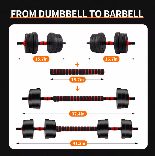 HomeKit VERSA-MAX: Adjustable Dumbbell to Barbell Set