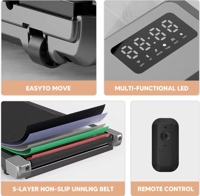 HomeKit PIT-PAT WALK-PAD PRO: Silent & Smart Under-Desk Treadmill