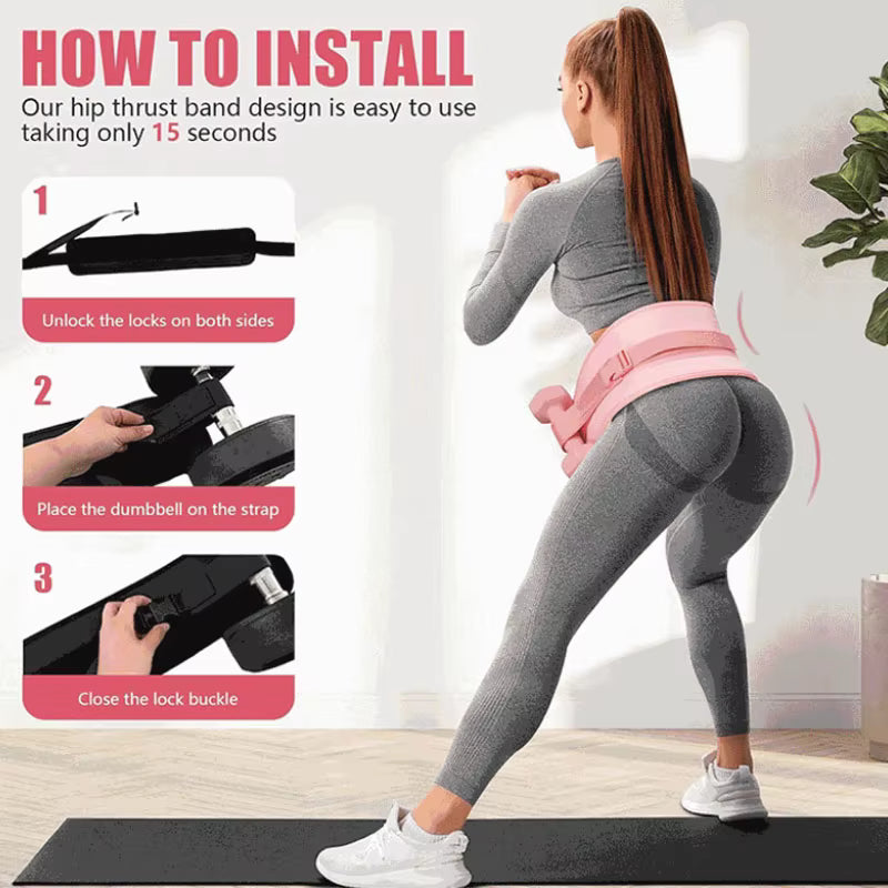 HomeKit GLUTE-BOOST Belt: The Hip Thrust Game-Changer