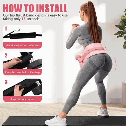HomeKit GLUTE-BOOST Belt: The Hip Thrust Game-Changer