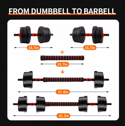 HomeKit VERSA-MAX: Adjustable Dumbbell to Barbell Set